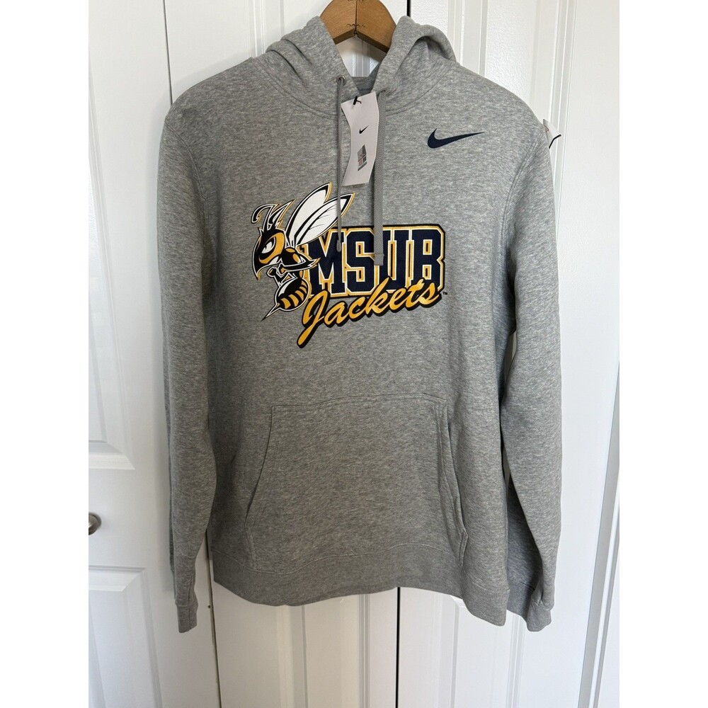 Nike Yellow Jackets Montana State University Billings Hoodie Sz M Gray